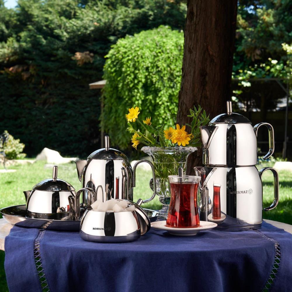 Korkmaz Pera Teapot Set 12 lt