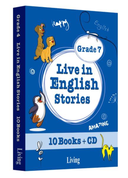 Grade 7 - Live in English Stories (10 Books CD) Seval Deniz - Alkapida.com