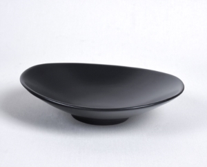 Keramika Oval Mat Siyah Yemek Takımı 24 Parça 6 Kişilik