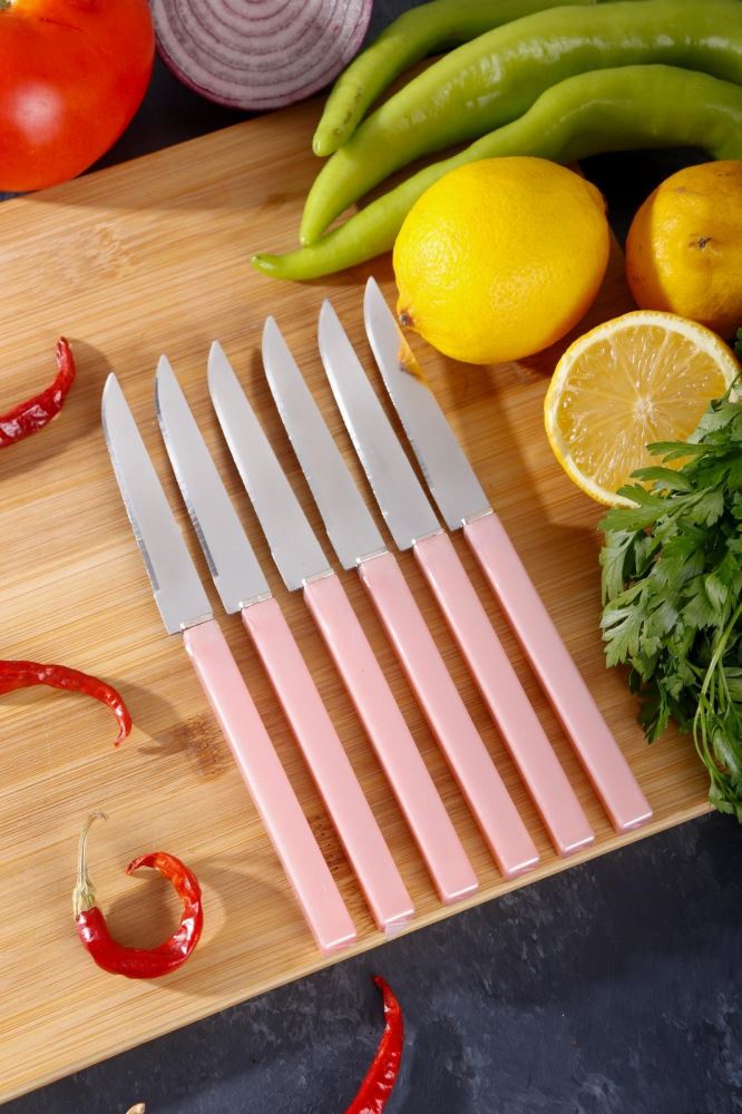 HOMENIVA 6Piece Luxury Fruit Knife with MotherofPearl Handle.