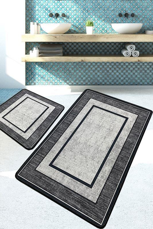 3-delige Ultrafijne Vezel Badkamer Tapijt Set – Sneldrogend en Absorbe
