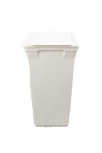 QUTU Trashbin Beyaz 40 Litre Plastik Çöp Kovası
