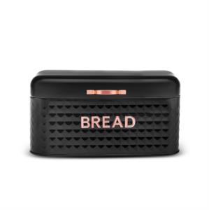 Karaca Elmas Bread Box Storage Container with Gift Black