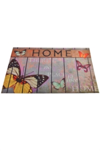 Chilai Home Butterfly 45X70 Cm İç ve Dış Kapı Önü Paspası