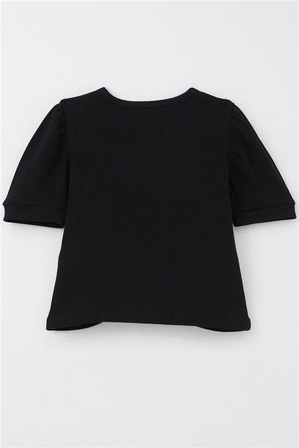 Katoenen T-shirt voor meisjes wit