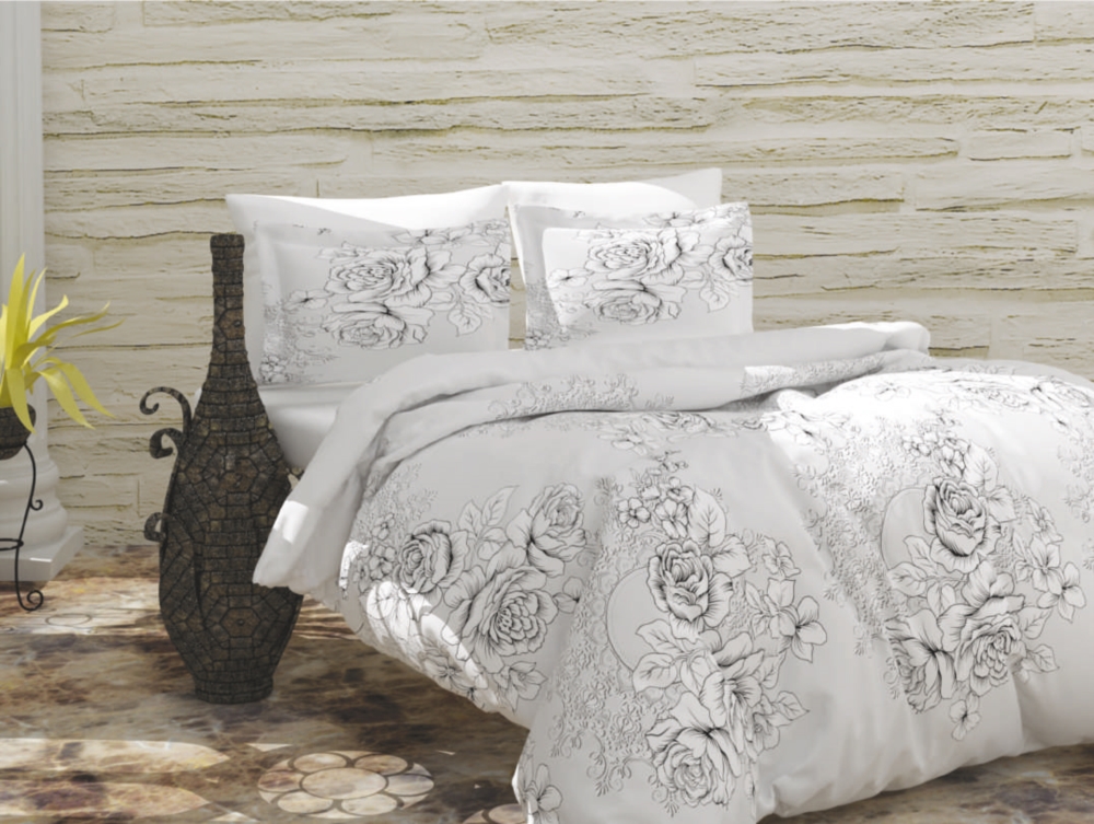 Bedbox Tek Kisilik Ranforce Carmen Gri Nevresim Takimi 3048 Alkapida Com
