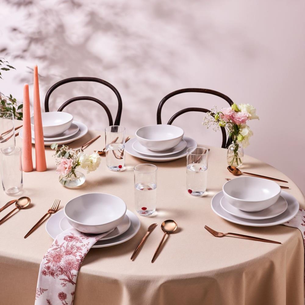 Karaca Scarlet 18 Piece Dinner Set for