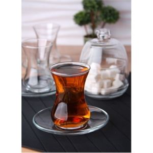 Lav başak çay bardak - çay bardağı takımı seti 13prç.
