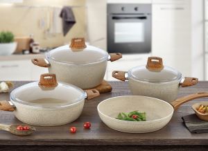 Kahramanlar Fiesta 7 Parca Granit Tencere Seti 4451 Alkapida Com