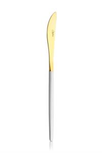 Kalben Amore White Touch Titanyum Parlak Gold Renk 12 Adet Yemek Bıçağı