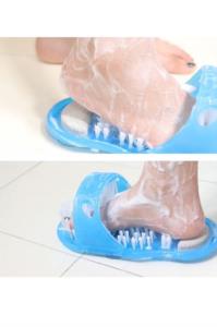 Modern Avm Banyo Ayak Yıkama Terliği Ponza Taşlı Vantuzlu