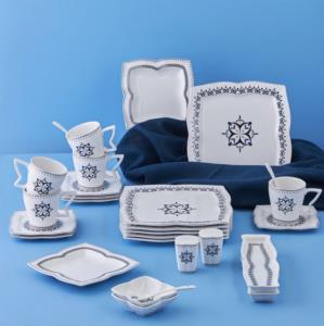Karaca New Blau 32 Parça 6 Kişilik Porselen Kahvaltı/Servis Takımı
