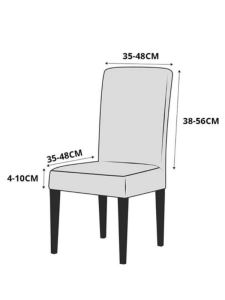 6 Adet Mandaş Desenli Lastikli Sandalye Kılıfı-Pembe Lila