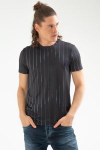 Speedlife Çizgi Detaylı Anchor Erkek Tişört