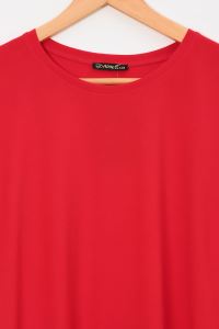 ADYES Fırfırlı T-Shirt_Kırmızı