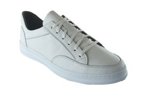 Erkek Sneaker Hakiki Deri Ayakkabı 044-0011 - Beyaz