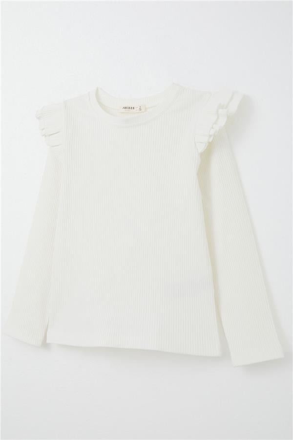 Katoenen jersey T-shirt met lange mouwen voor meisjes | Ralph Lauren® NL