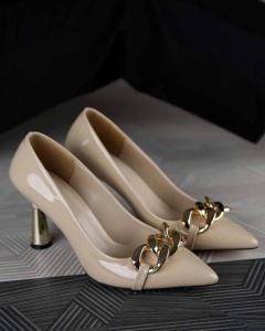 Lainey Zincir Kemer Tasarım Topuk Kadın Ayakkabı
