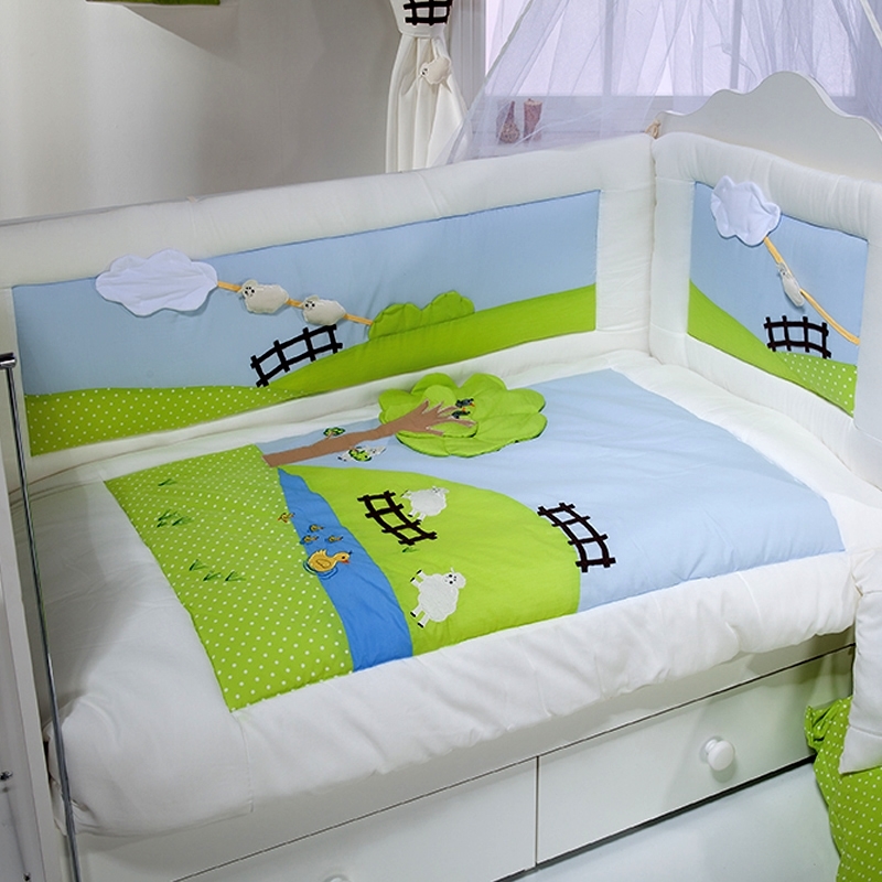 Aybi Baby 8 Parca 60 X 120 Cm Farm Bebek Uyku Seti Farm 15 Alkapida Com