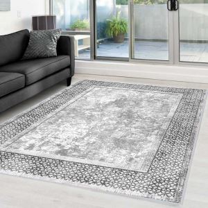 ELİANA HOME Eliana Home Digital Printing Washable NonSlip Base Living Room Carpet and Floor Mat LNA0010sd663