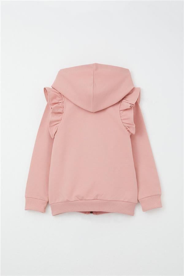 BRE Breeze Girl's Tracksuit with Glittery Printed Text 84 Years, Dark Grey Melange - Lehi main image 1