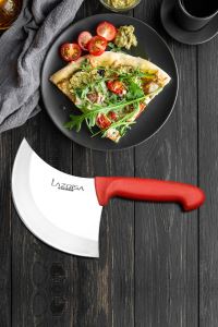 Lazbisa Çelik Mutfak Bıçak Seti Börek Pizza Pide Hilal Satır