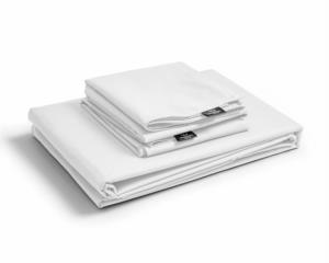 Primaviera Deluxe Egyptian Cotton Uni White Single Duvet Cover Set 135 x 200