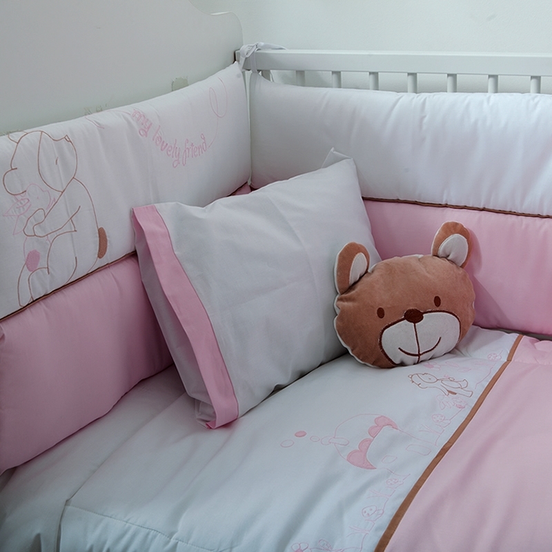Aybi Baby 8 Parca 60 X 120 Cm Juju Pink Bebek Uyku Seti Juju 032 Alkapida Com