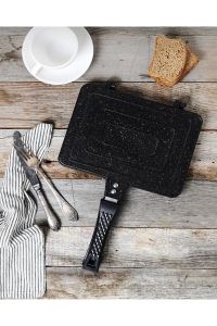 Cookcase Lüx Ocak Üstü Tost Makinesi - İç Dış Granit