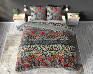 Panther Lace Anthracite Double Duvet Cover Set 200x220