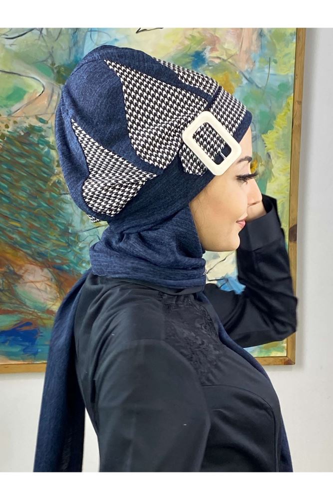 beret hat with hijab
