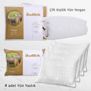 Özdilek Double Wool Quilt and 4 Wool Pillow Campaign