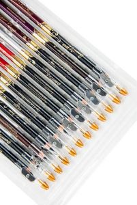 Kalemtıraşlı Renkli Sürme Kalem (Düzinesi)