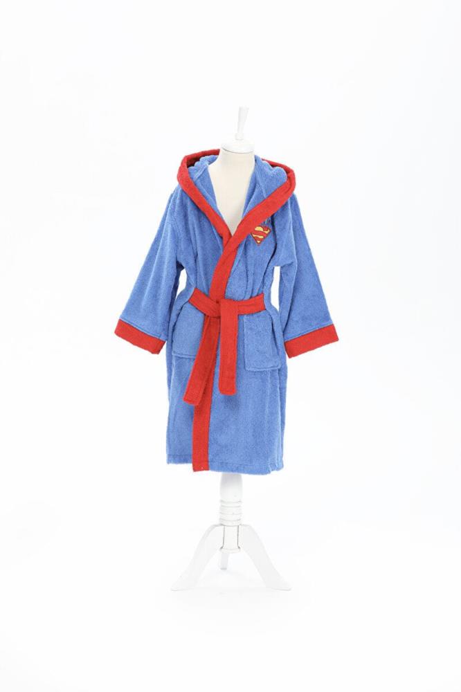 Superman dressing gown with hood on sale