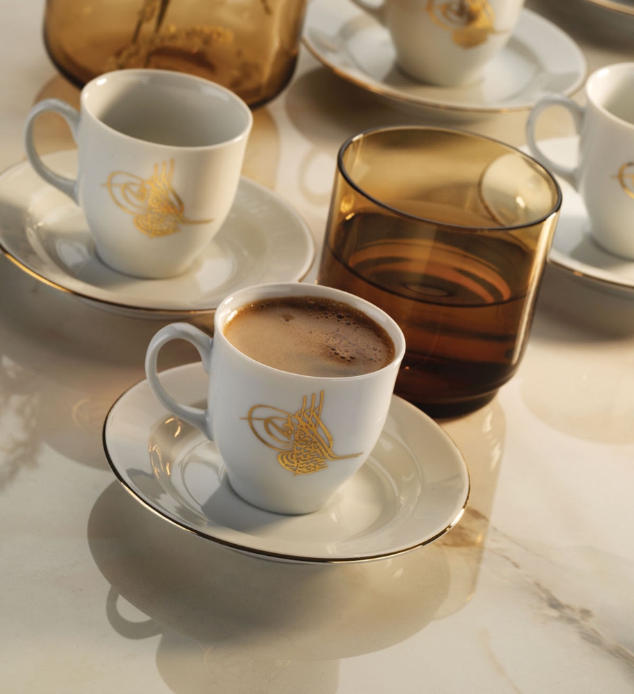 Kutahya Porselen Tugrali Kahve Takimi Altin Alkapida Com