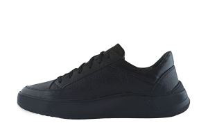 Erkek Sneaker Hakiki Deri Ayakkabı 044-0004 - Siyah
