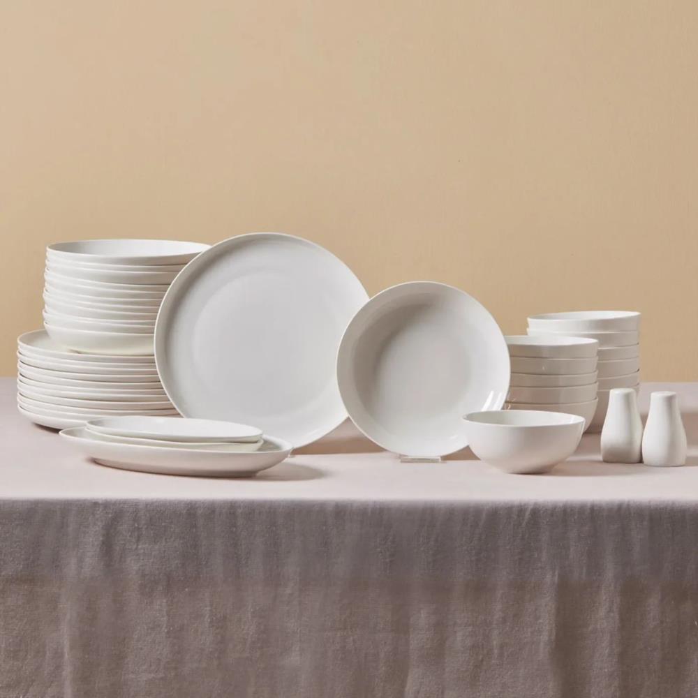Karaca Forever Bone Allure 41 Piece Dinner Set for 12