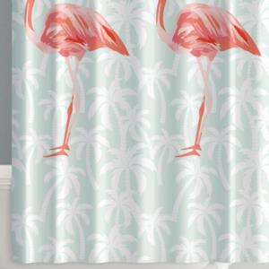 Flamingos Banyo Perdesi Duş Perdesi 180x200cm
