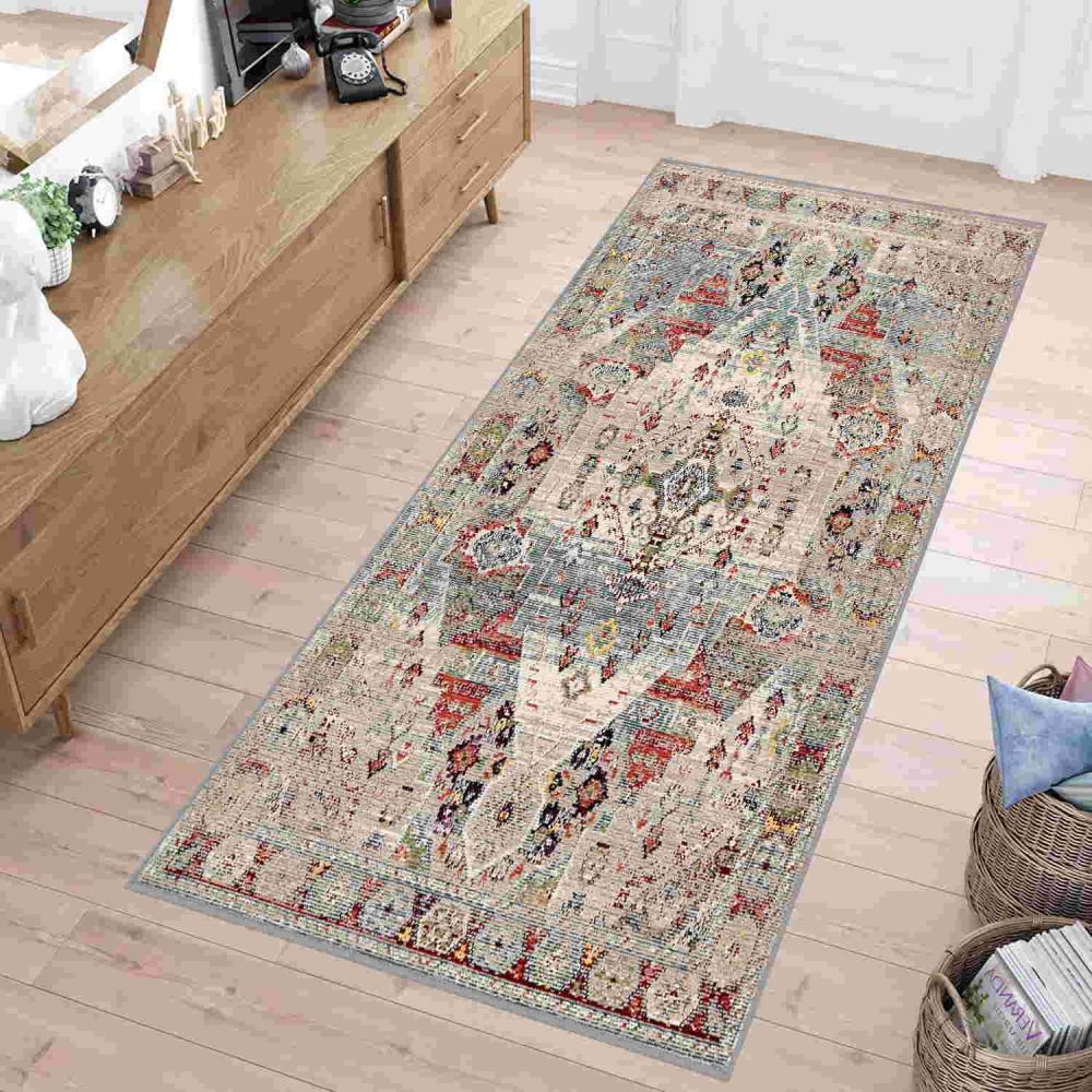 Rovigo Home Washable NonSlip Base 5 Piece Carpet Set SETRVG1794.