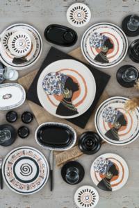 Keramika African Kahvaltı Takımı 50 Parça 6 Kişilik 20634-2063