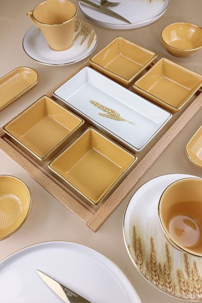 Glore İstanbul Virgo 7 Parça Kahvaltılık Seti.