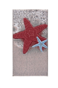 Confetti Sea Star Mercan Oymalı Banyo Paspası- 50x57 Cm