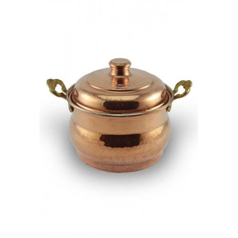 Turna Copper Mini Casserole Cookware Set sale of 3 Hand Forged Red Turna8184-1