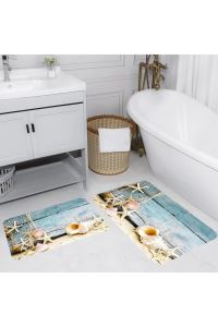 ELİANA HOME Digital Printed 2Piece Bath Mat Set LNA5040
