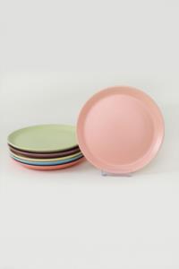 Keramika Rainbow Soft Matte Hitit Pasta Tabağı 20 Cm 6 Adet