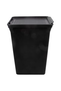 QUTU Trashbin Siyah 40 Litre Plastik Çöp Kovası