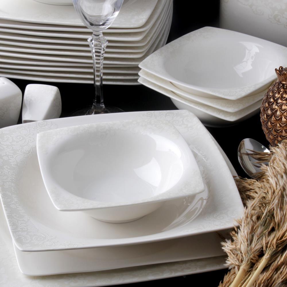 56 piece 2024 dinnerware set