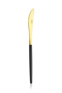 Kalben Amore Black Touch Titanyum Parlak Gold Renk 12 Adet Yemek Bıçağı