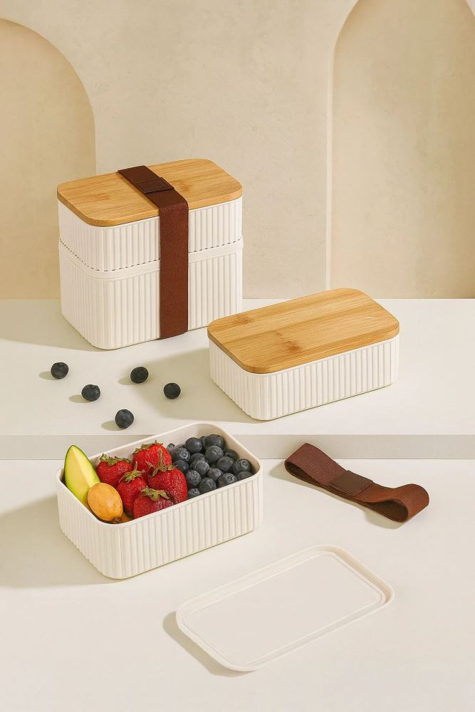 【LIFE magazine】3冊セット⭐︎7UP広告あり Kitchen Life 3'lü Bambu Kapaklı Çizgili Saklama Kabı Seti -500ml