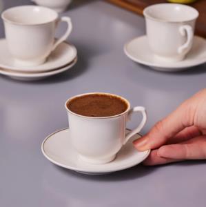 Karaca Seraf Coffee Cup for 6 Persons 90 ml